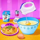 Cooking Pasta In Kitchen icon