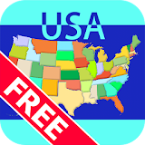 Map Solitaire Free - USA icon