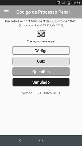 Android application Direito Penal 2024 screenshort
