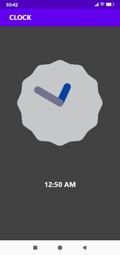 Android application Eruna Clock screenshort