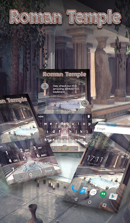 Roman Temple Animated Keyboard - 5.10.51 - (Android)