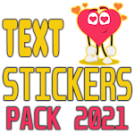 Cover Image of Download Cute Heart Text Sticker for WA Chat & WAStickers 1.0.0 APK