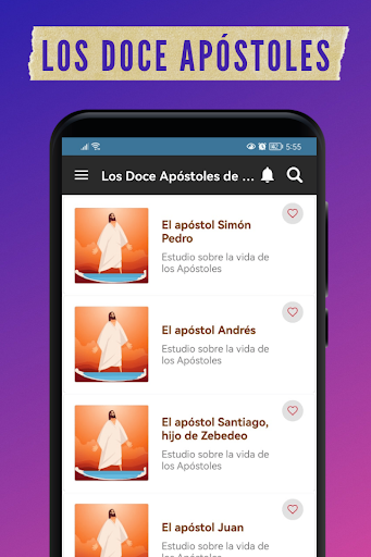 Android application Apóstoles de Cristo - Estudio screenshort