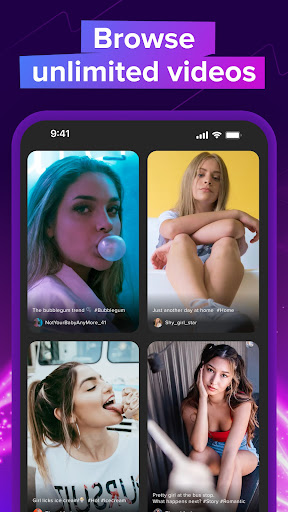 Android application SlipClip - cool short videos screenshort