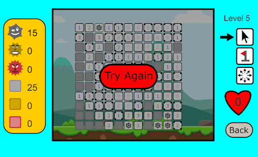Captura de pantalla de Minesweeper