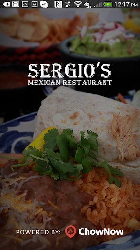 Android application Sergio's Mexican Restaurant screenshort