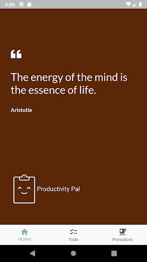 Productivity Pal Screen 2