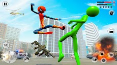 Stick Rope Hero Spider Fightのおすすめ画像4