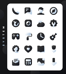 LuX Black Icon Pack APK (Patched/Full) 1