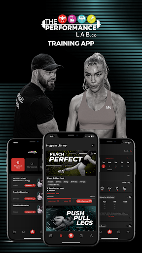 Android application THE PERFORMANCE LAB APP screenshort