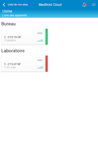 Android application Medifroid Cloud 2.0 screenshort