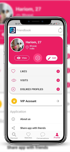 FriendBook Screen 2