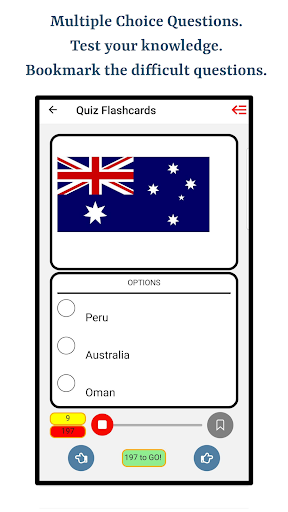 Country Flags and Capitals Screen 3
