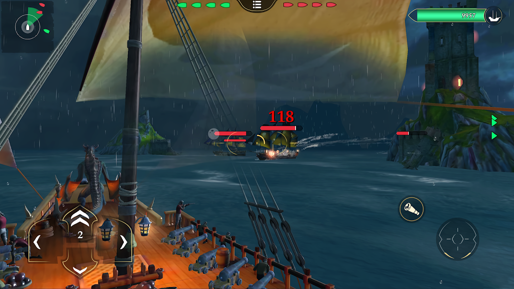 تحميل لعبة Dragon Sails: Ship Battle مهكرة 2023 للاندرويد