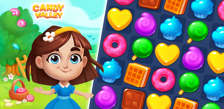 Candy Valley – Match 3 Puzzle