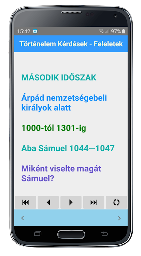 Történelem Kérdések, Feleletek Screen 3