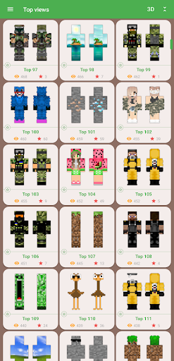 Camouflage Skins for Minecraft