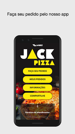 Android application Pizzaria Jack Pizza screenshort