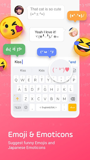 Facemoji Emoji Keyboard for Xiaomi - Font & Theme android2mod screenshots 4