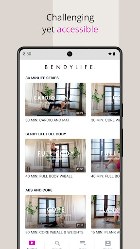 BENDYLIFE. Screen 3