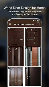 Wood Door Design for Home