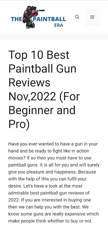 The Paintball Era - 1.0 - (Android)