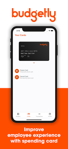 Android application Budgetly screenshort