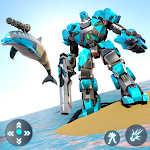 Cover Image of Download Dolphin Robot Transform: Robot War 1.5 APK