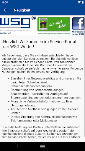 Meine WSG Screen 2