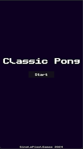 Classic Pong