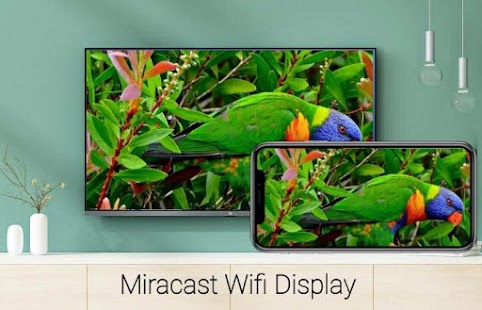 Android から TV への Miracast スクリーンショット
