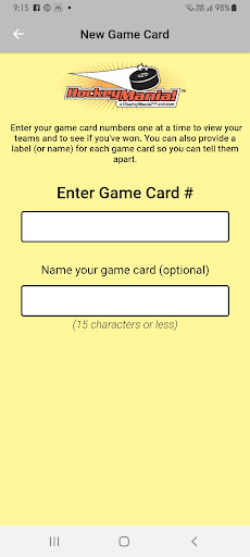 Android application HockeyMania Fundraisers screenshort