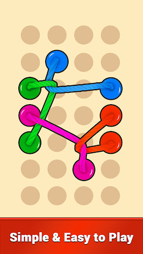 Android application Tangle Rope 3D: Sorting Puzzle screenshort