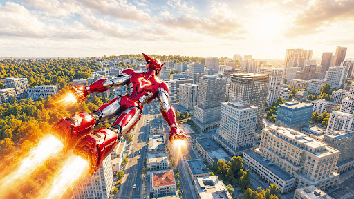 Iron Hero: Crime City 3D screenshot