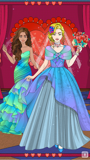 Wedding Coloring Dress Up - Games for Girls screenshots apkspray 6