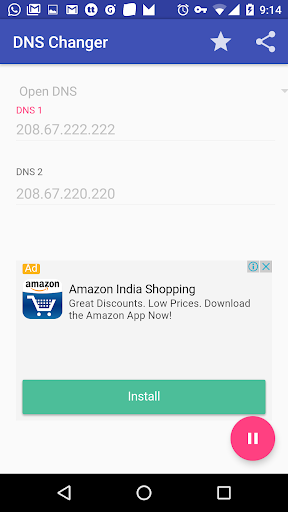 DNS Changer No Root 3g 4g wifi Screen 2