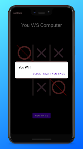 Tic-Tac-Toe Game Screen 3