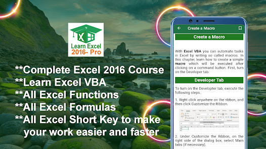 Screenshot 5 Learn Excel 2016 (Pro) android