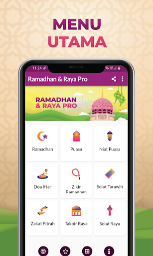 Android application Ramadhan Pro: Solat Hari Raya screenshort