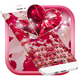 Diamond Heart Rose Keyboard icon