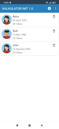 Kalkulator IMT Kalori tubuh Screen 3