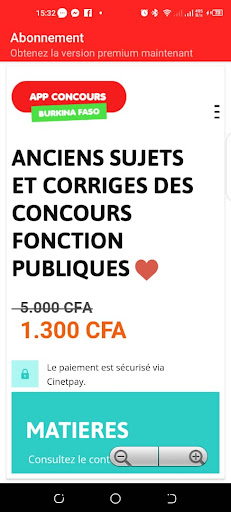 Faso Concours 2024 Screen 3