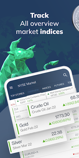 Android application NYSE Stock Alerts & News screenshort