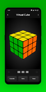 CubeX - Solver, Timer, 3D Cube Screenshot