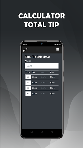 Android application Calculator Total Tip screenshort