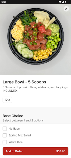 Grindz Aloha Infused Poke Screen 3