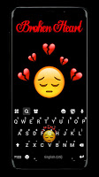 screenshot of Broken Heart Emoji Theme