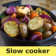 Slow cooker recipes free app with photo offline  Icon