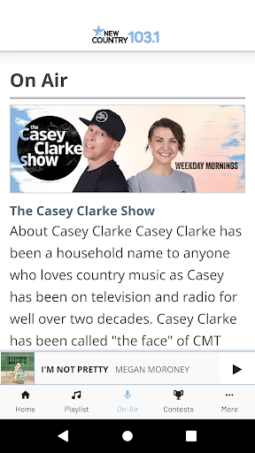 New Country 103.1 Screen 3