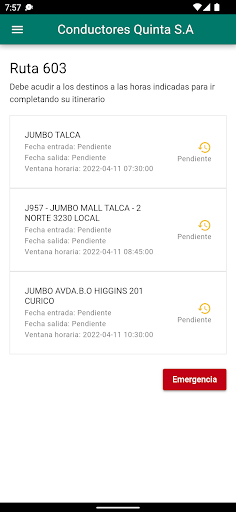 GPS Global: Conductores Quinta Screen 2